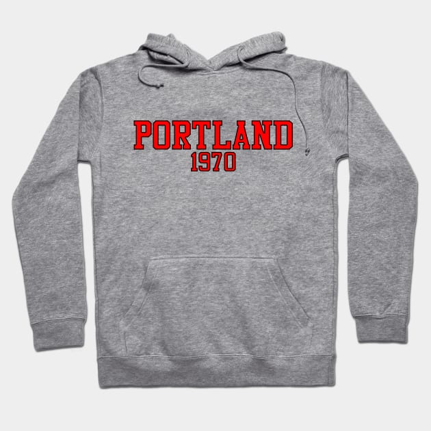 Portland 1970 Hoodie by GloopTrekker